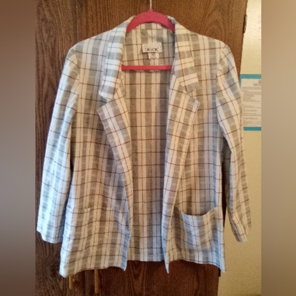 90s Clueless Preppy Style Blazer Size Medium By Devon